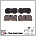Piduriklotsi komplekt,ketaspidur ZIMMERMANN 29122.220.1