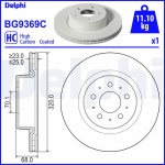 Piduriketas DELPHI BG9369C