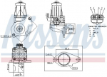 EGR-klapp NISSENS 98405