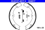 Piduriklotside komplekt,seisupidur ATE 03.0137-4017.2