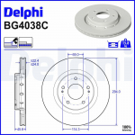 Piduriketas DELPHI BG4038C