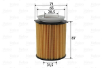 &Otilde;lifilter VALEO 586618