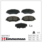 Piduriklotsi komplekt,ketaspidur ZIMMERMANN 26217.165.2