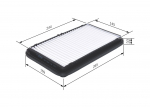 &Otilde;hufilter BOSCH F 026 400 001