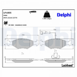 Piduriklotsi komplekt,ketaspidur DELPHI LP1855