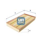 &Otilde;hufilter UFI 30.257.00