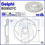 Piduriketas DELPHI BG9527C