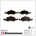 Piduriklotsi komplekt,ketaspidur ZIMMERMANN 25829.165.1
