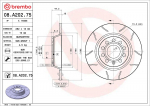 Piduriketas BREMBO 08.A202.75