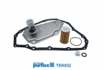 H&uuml;draulikafiltrikomplekt,automaatk&auml;igukast PURFLUX TEK032