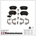 Piduriklotsi komplekt,ketaspidur ZIMMERMANN 24483.170.3