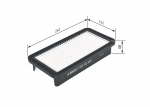 &Otilde;hufilter BOSCH F 026 400 093