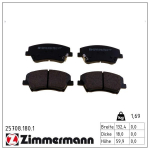 Piduriklotsi komplekt,ketaspidur ZIMMERMANN 25708.180.1