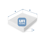 Filter,salongi&otilde;hk UFI 53.102.00
