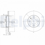 Piduriketas DELPHI BG2116