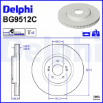 Piduriketas DELPHI BG9512C
