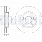 Piduriketas DELPHI BG4565C