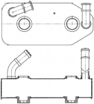&Otilde;liradiaator, automaatkast MAHLE CLC 178 000S