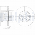 Piduriketas DELPHI BG9056C