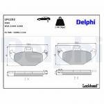 Piduriklotsi komplekt,ketaspidur DELPHI LP1252