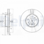 Piduriketas DELPHI BG3628