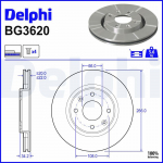 Piduriketas DELPHI BG3620