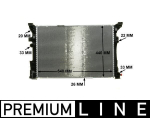 Radiaator,mootorijahutus MAHLE CR 2170 000P