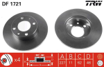 Piduriketas TRW DF1721