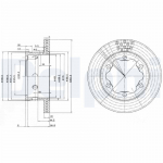 Piduriketas DELPHI BG3399