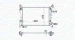 Radiaator,mootorijahutus MAGNETI MARELLI 350213186700