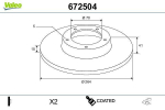Piduriketas VALEO 672504