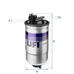 K&uuml;tusefilter UFI 24.391.00