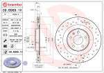 Piduriketas BREMBO 09.B969.1X