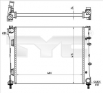 Radiaator,mootorijahutus TYC 709-0023-R