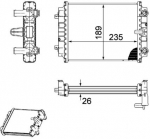 Radiaator,mootorijahutus MAHLE CR 913 000P
