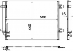 Kondensaator,kliimaseade MAHLE AC 733 000P