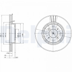 Piduriketas DELPHI BG2815