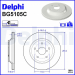 Piduriketas DELPHI BG5105C