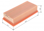 &Otilde;hufilter BOSCH 1 457 433 599