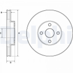 Piduriketas DELPHI BG3780