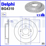 Piduriketas DELPHI BG4310