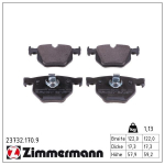 Piduriklotsi komplekt,ketaspidur ZIMMERMANN 23732.170.9