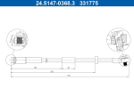 Pidurivoolik ATE 24.5147-0368.3