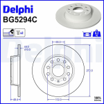 Piduriketas DELPHI BG5294C