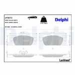 Piduriklotsi komplekt,ketaspidur DELPHI LP3672