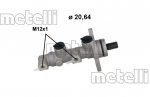 Peapiduri silinder METELLI 05-1245