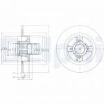 Piduriketas DELPHI BG9029RS