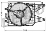 Ventilaator,mootorijahutus DENSO DER09049