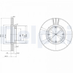 Piduriketas DELPHI BG2394