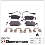 Piduriklotsi komplekt,ketaspidur ZIMMERMANN 25214.175.4
